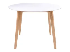 Ronde tafel VOJENS – Scandinavische elegantie en alledaagse gezelligheid-Color Negro