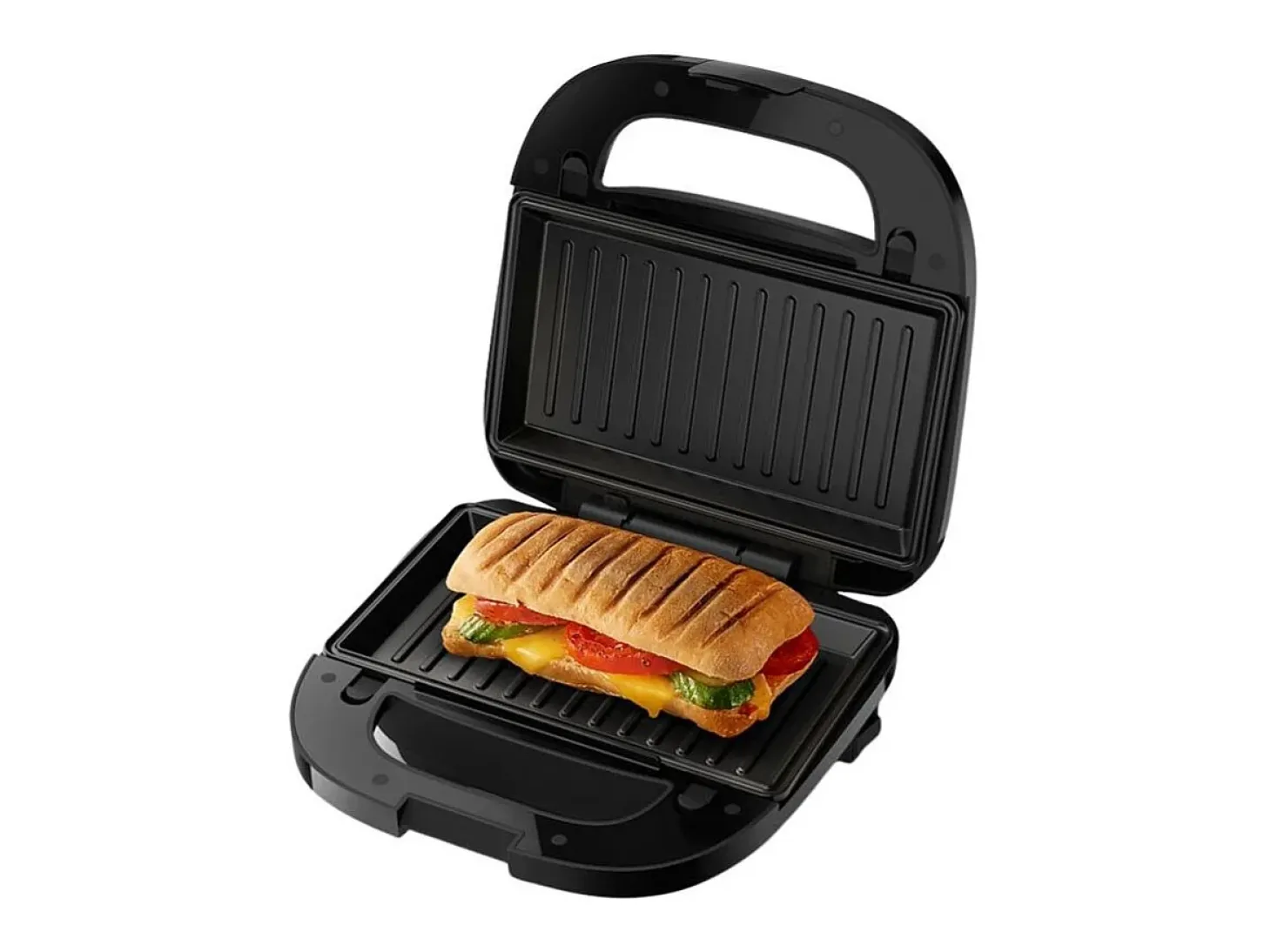 Sandwichera Philips HD2350/80 750W 3 placas desmontables negro