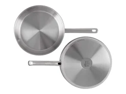 Sartén COSY & TRENDY Daily inox 28 cm para todo tipo de fuegos inducción, fondo de aluminio, mango de acero inoxidable, horno 200°C