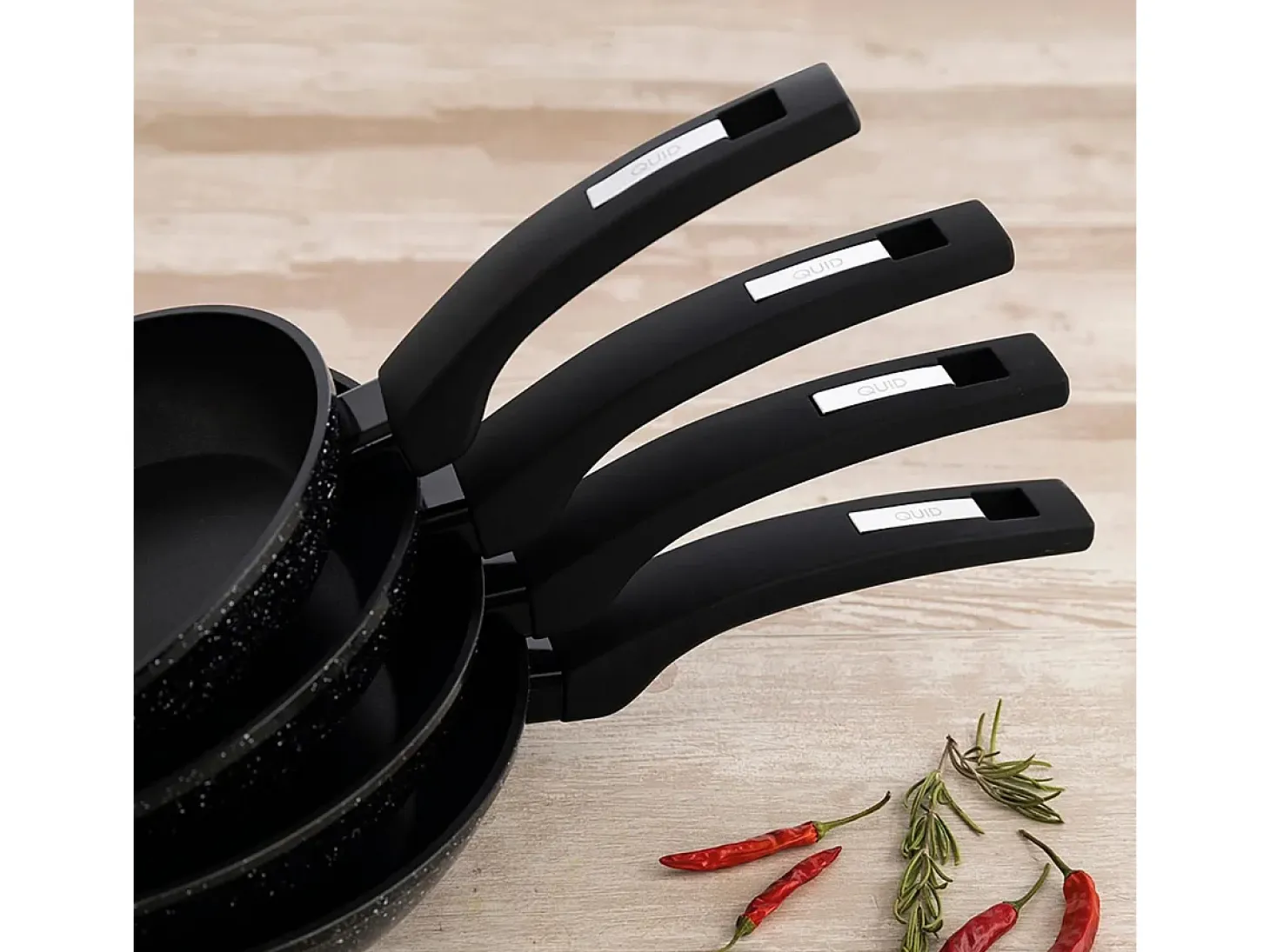 Sartén Estelar Quid aluminio forjado negro Ø26 cm