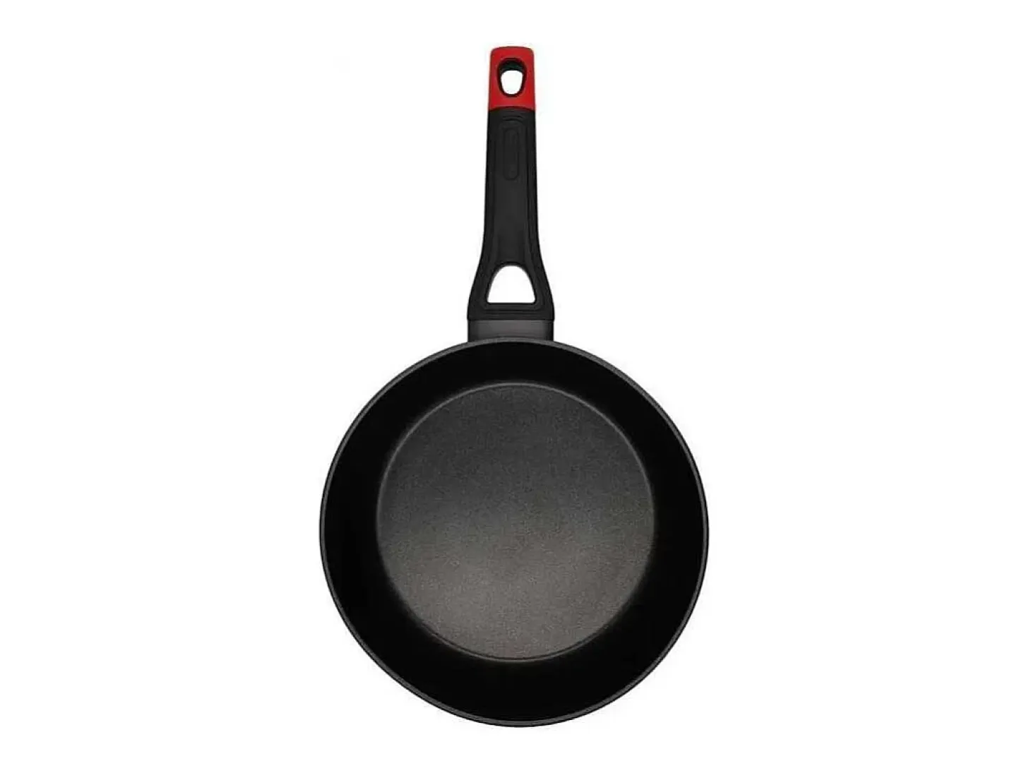 Sartén honda Óptima + Pyrex aluminio forjado negro Ø28 cm