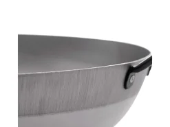 Sartén honda Vaello acero pulido especial arroces y calderetas inox Ø34 cm