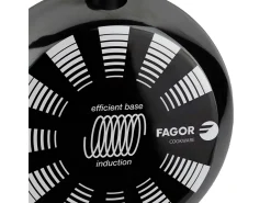 Sartén Indutherm Fagor acero Aisi 430 negro Ø26 cm