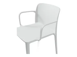 Set de 4 Sillas blanca de interior/exterior TIMMY