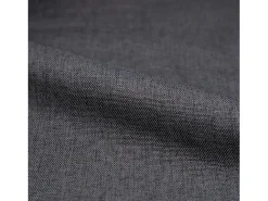 Set de 2 sillas Cozy de tela gris oscuro con patas de metal efecto madera