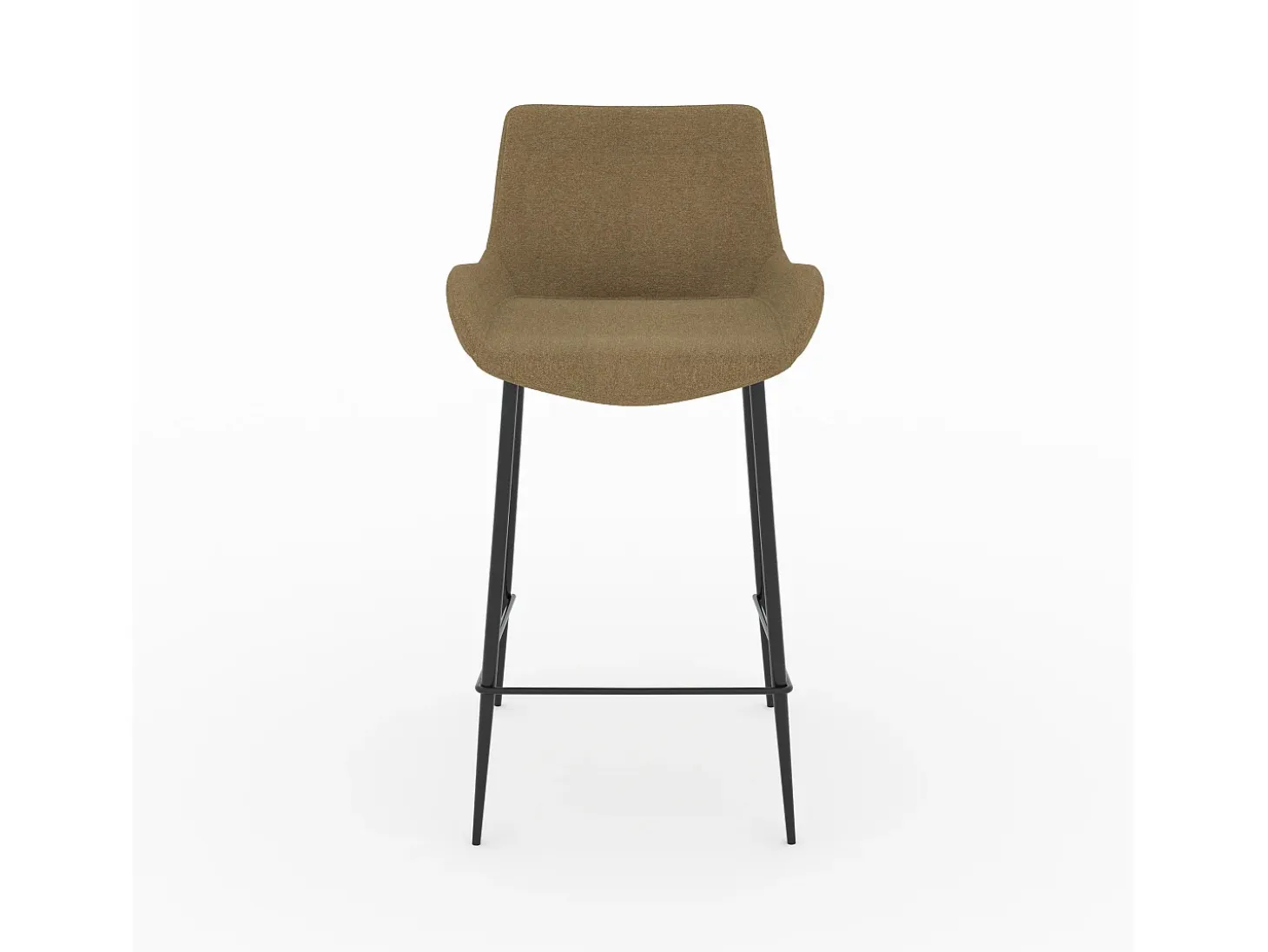 Set de 2 sillas de bar de tela amarilla 65cm - Pirata