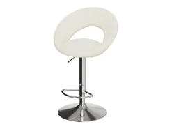 Set de 2 sillas de bar en metal y tejido bouclé 61/76,5 cm - Cloclo