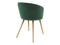 Set de 2 sillas de terciopelo verde agua - Chiara