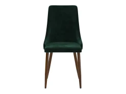 Set de 2 sillas de terciopelo verde - Vinni