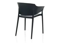 Set de 4 Sillas interior/exterior ANDRA negra