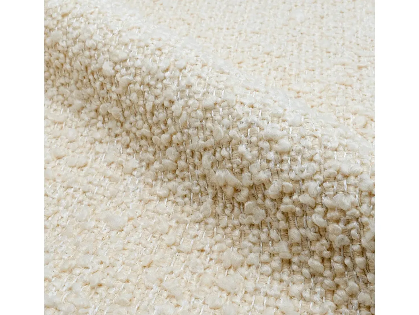 Set de 2 sillas para isla de cocina en tela blanco roto 64 cm - Alize