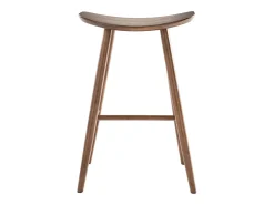 Set de 2 taburetes de cocina de diseño nogal 72 cm DEMORY
