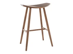 Set de 2 taburetes de cocina de diseño nogal 72 cm DEMORY