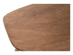 Set de 2 taburetes de cocina de diseño nogal 72 cm DEMORY
