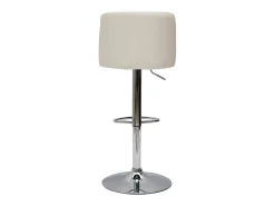 Set de 2 taburetes de cocina de diseño regulables blanco MONTI