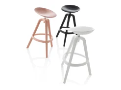 Set de 2 Taburetes interior/exterior rosa COLBY