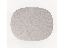 Set de 2 taburetes para isla central en madera y tela beige 65,5 cm - Jude