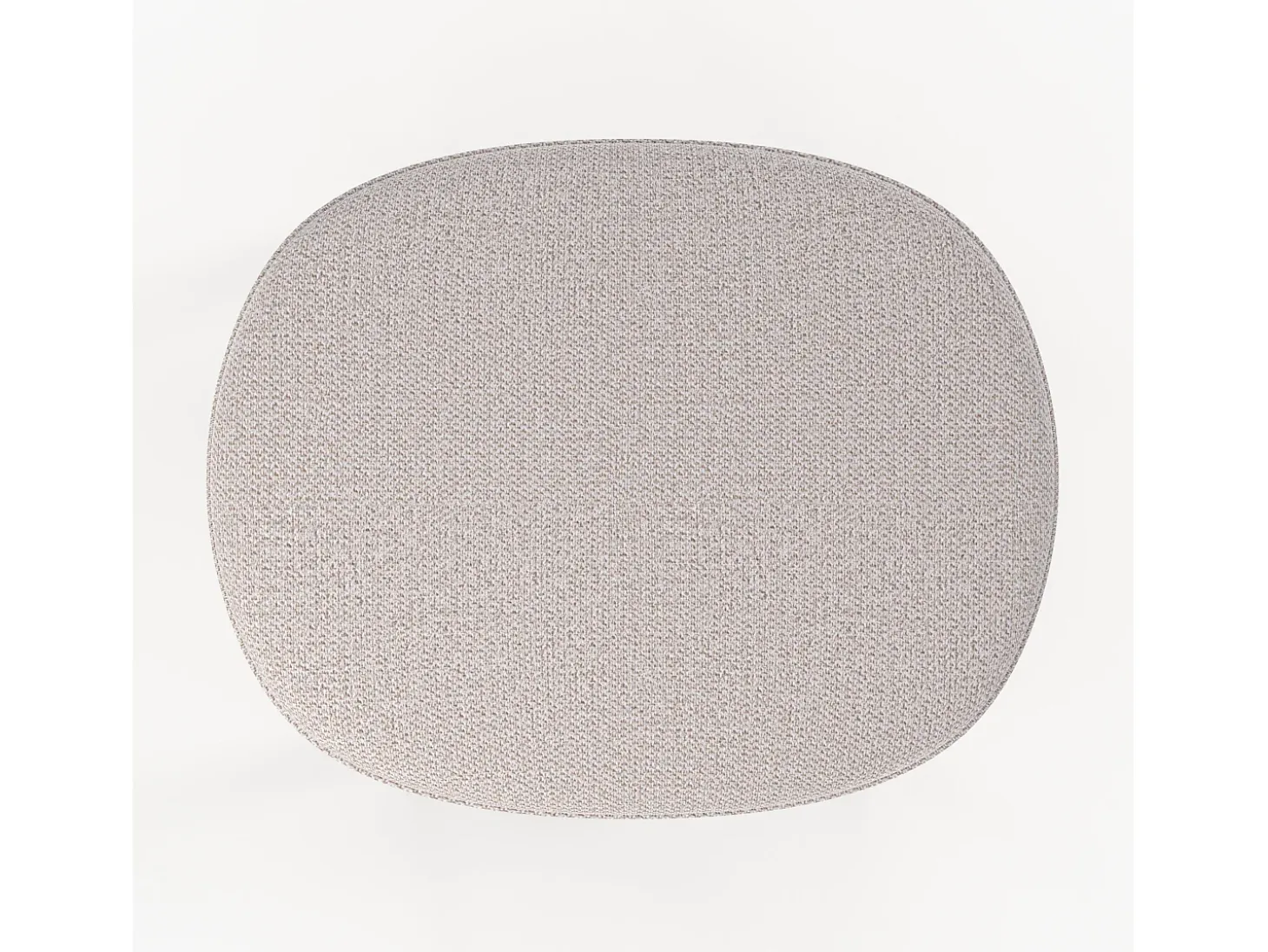 Set de 2 taburetes para isla central en madera y tela beige 65,5 cm - Jude