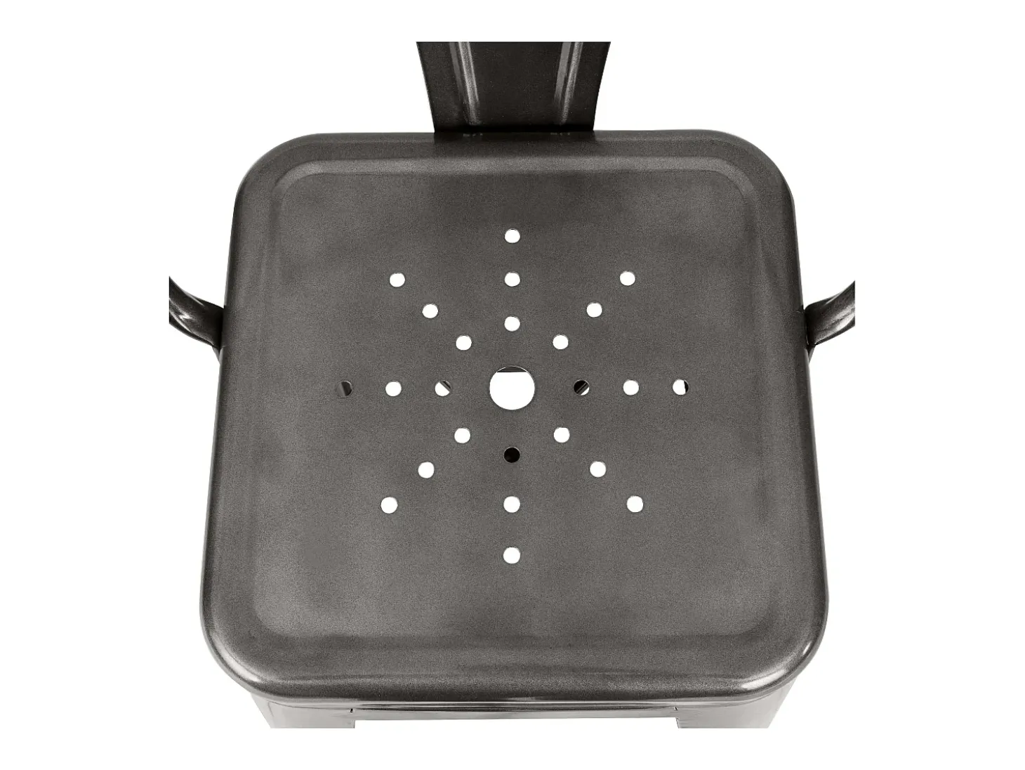Set de 2 taburetes para isla de cocina en gris carbón 67 cm - Indus