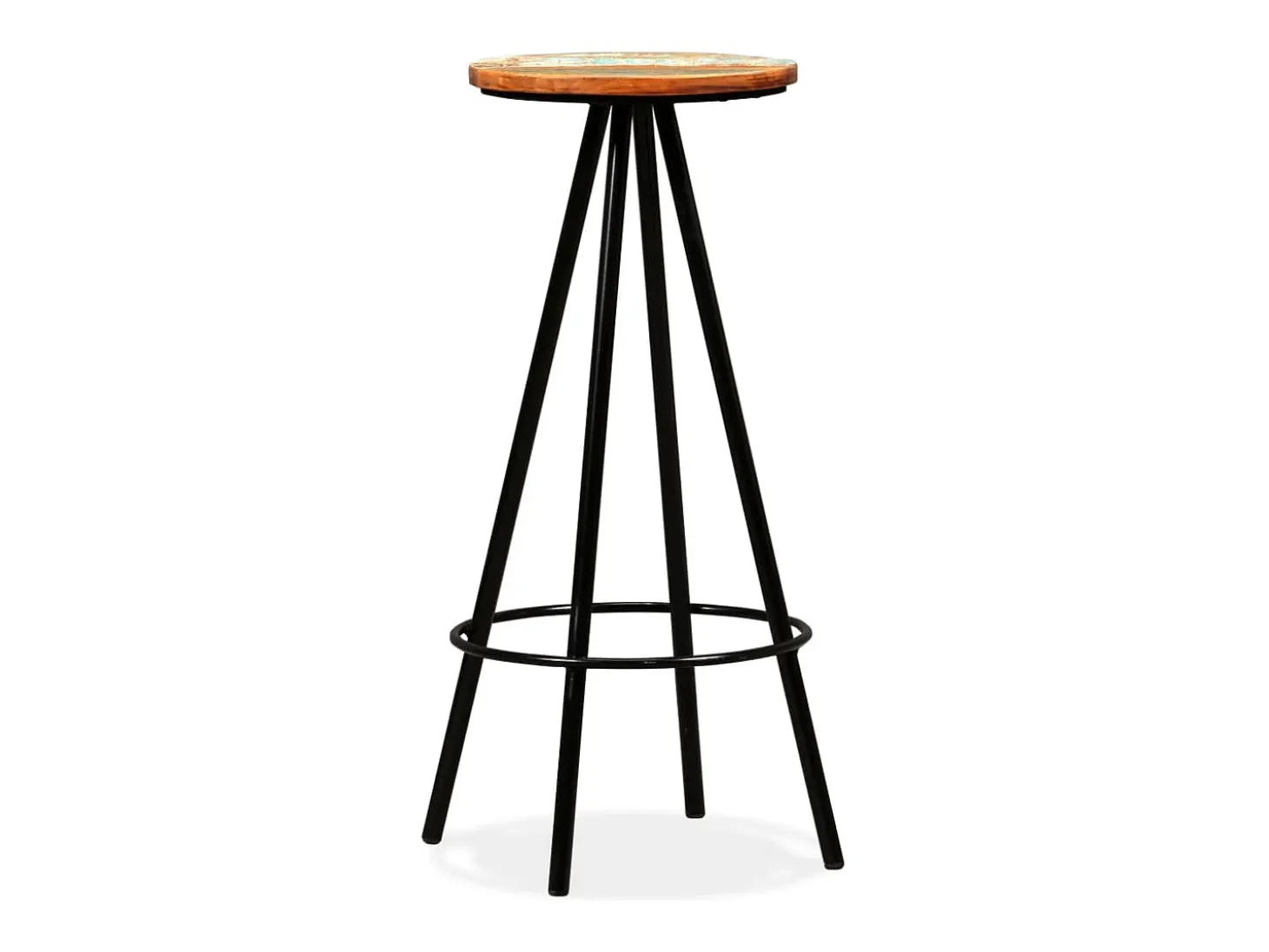 Set de muebles de bar 7 piezas madera de acacia y reciclada