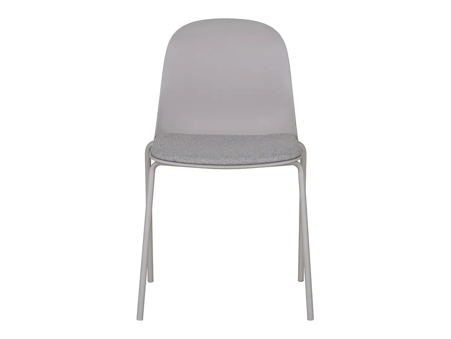 Set van 2 MADALENA stoelen – Grijs of Zwart-Color Gris