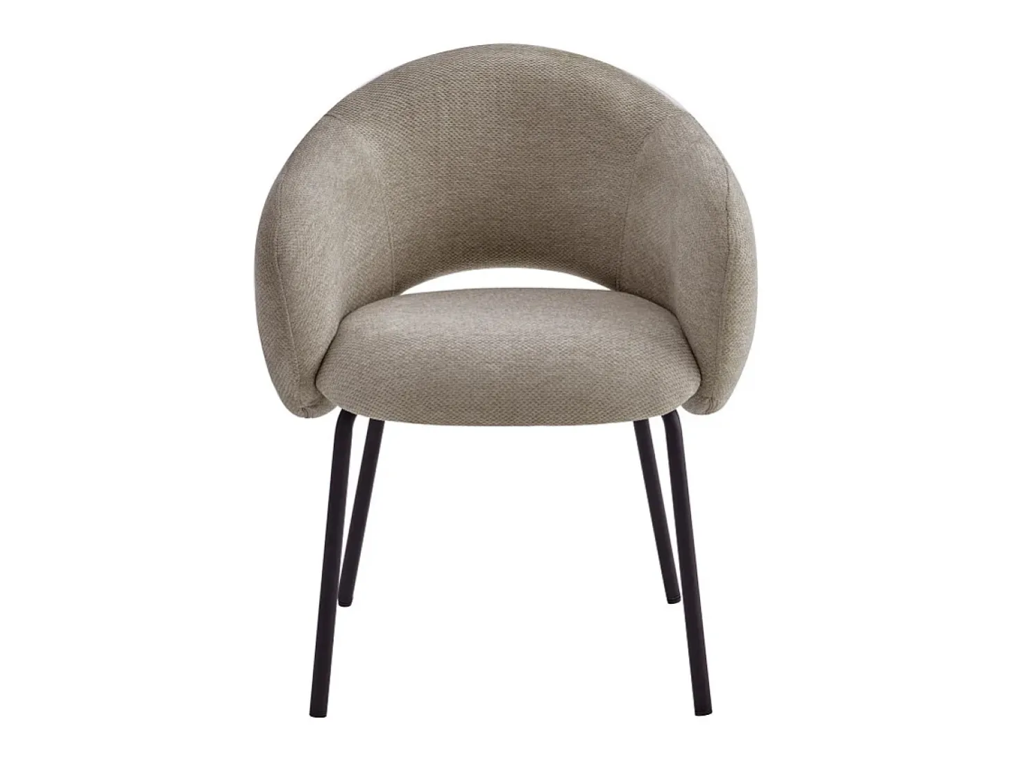SHARP-Silla de comedor de tela luxury beige (x2)