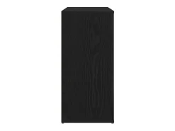 Sideboard Roble negro 80 x 33 x 70 cm Madera contrachapada