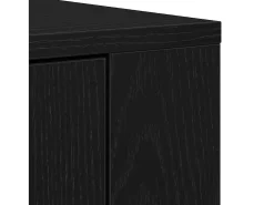 Sideboard Roble negro 80 x 33 x 70 cm Madera contrachapada