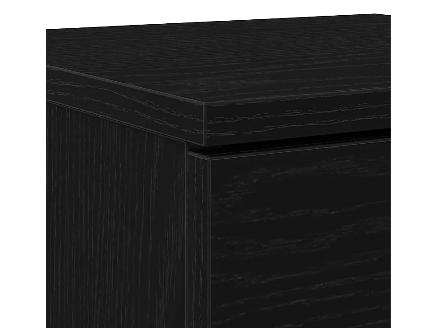 Sideboard Roble Negro con cajón Roble negro 30 x 30 x 70 cm