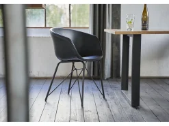 silla - Azul cuero sintético - DANI