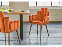 Silla - cobre terciopelo - FREJA
