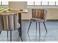 silla - Gris terciopelo - JADA