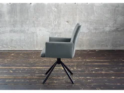Silla - Gris terciopelo - KYRA
