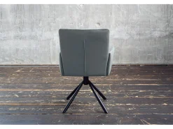 Silla - Gris terciopelo - KYRA