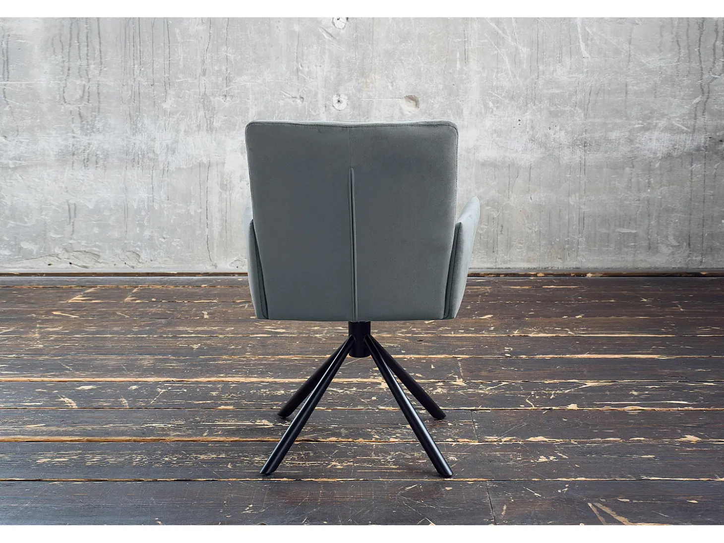 Silla - Gris terciopelo - KYRA