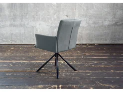 Silla - Gris terciopelo - KYRA
