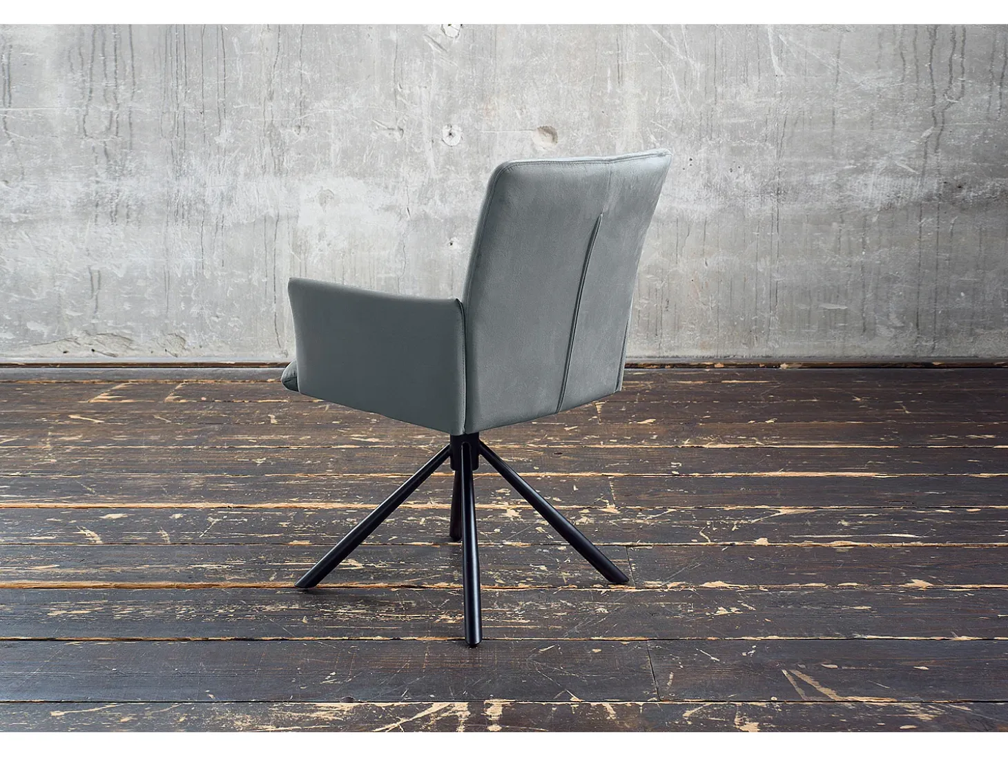 Silla - Gris terciopelo - KYRA