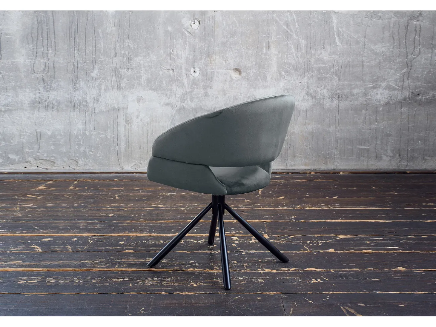 Silla - Gris terciopelo - LARA