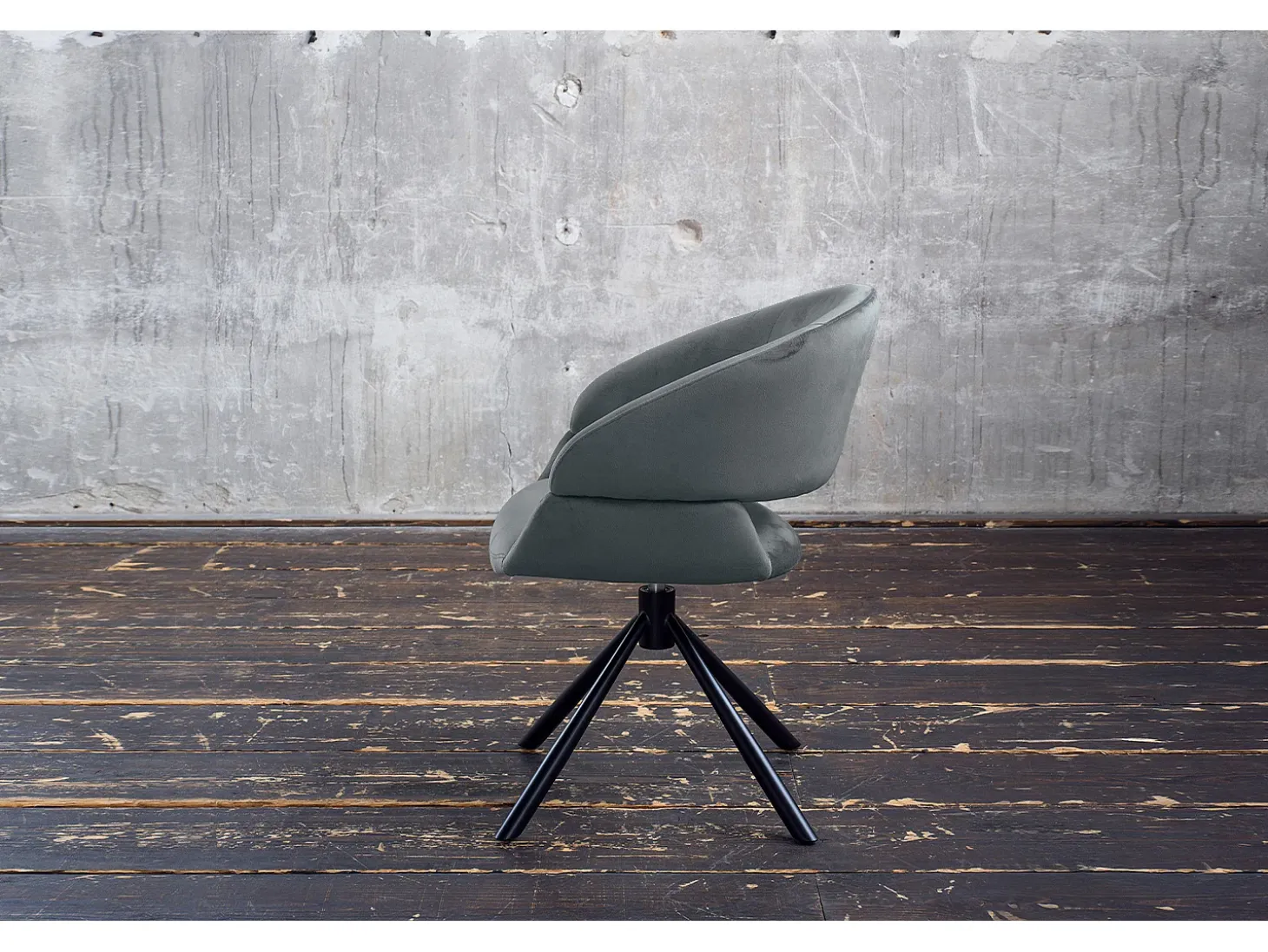 Silla - Gris terciopelo - LARA