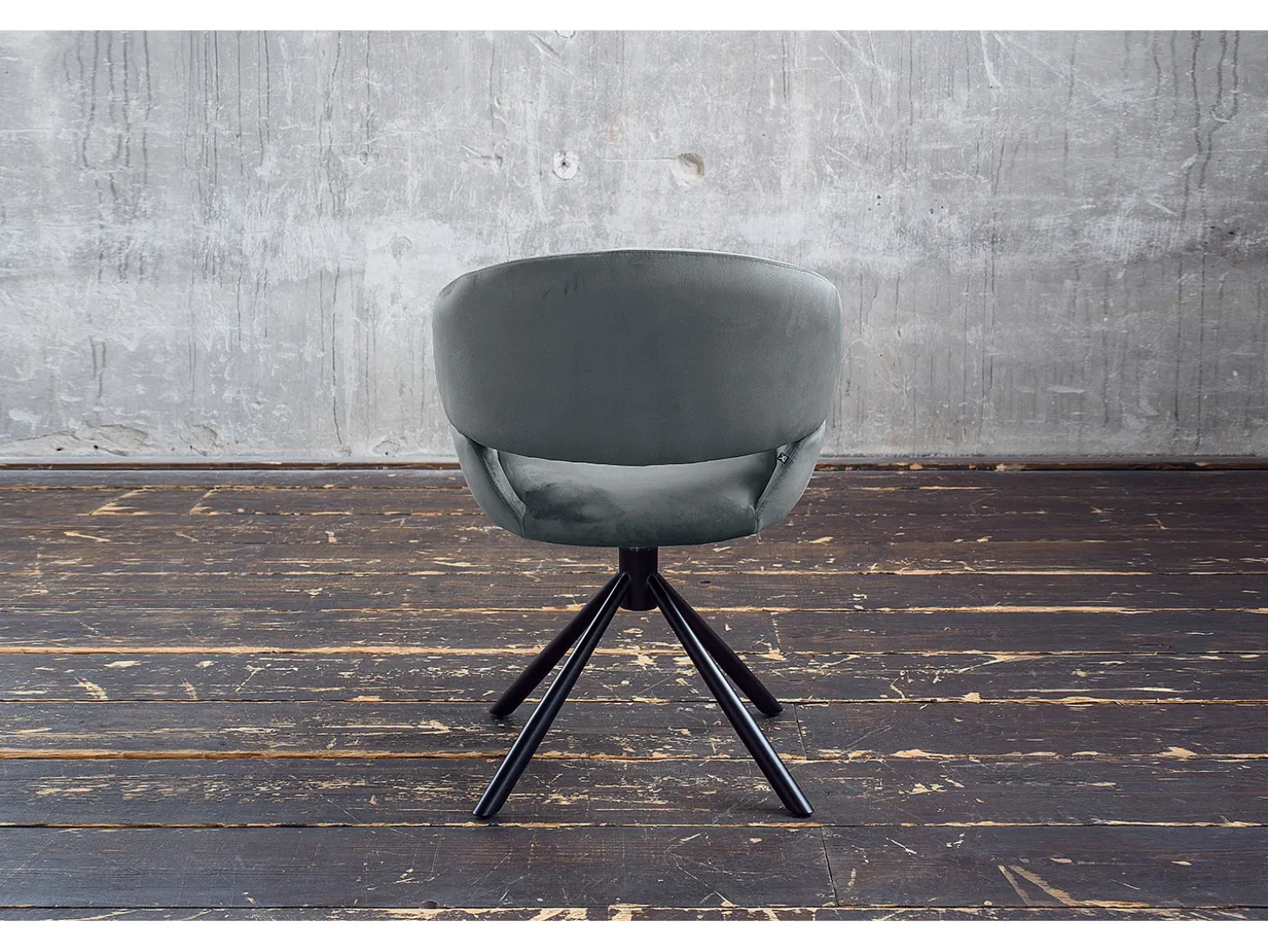 Silla - Gris terciopelo - LARA