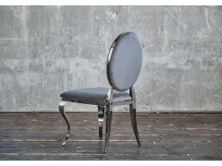 silla - Gris terciopelo - LINDA