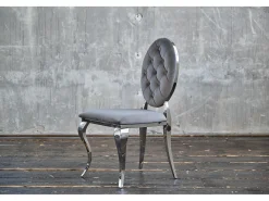 silla - Gris terciopelo - LINDA