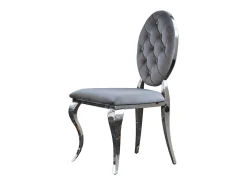 silla - Gris terciopelo - LINDA