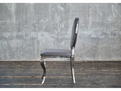 silla - Gris terciopelo - LINDA
