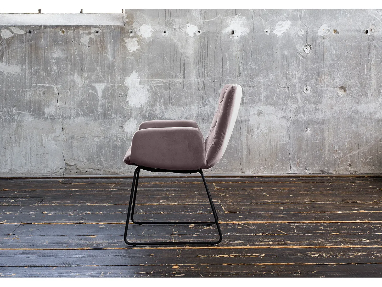Silla - Gris terciopelo - NEW CHARME