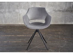 Silla - Gris terciopelo - ZAJA