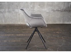 Silla - Gris terciopelo - ZAJA