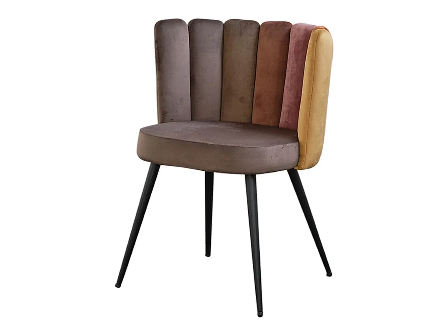 silla - marrón terciopelo - JADA