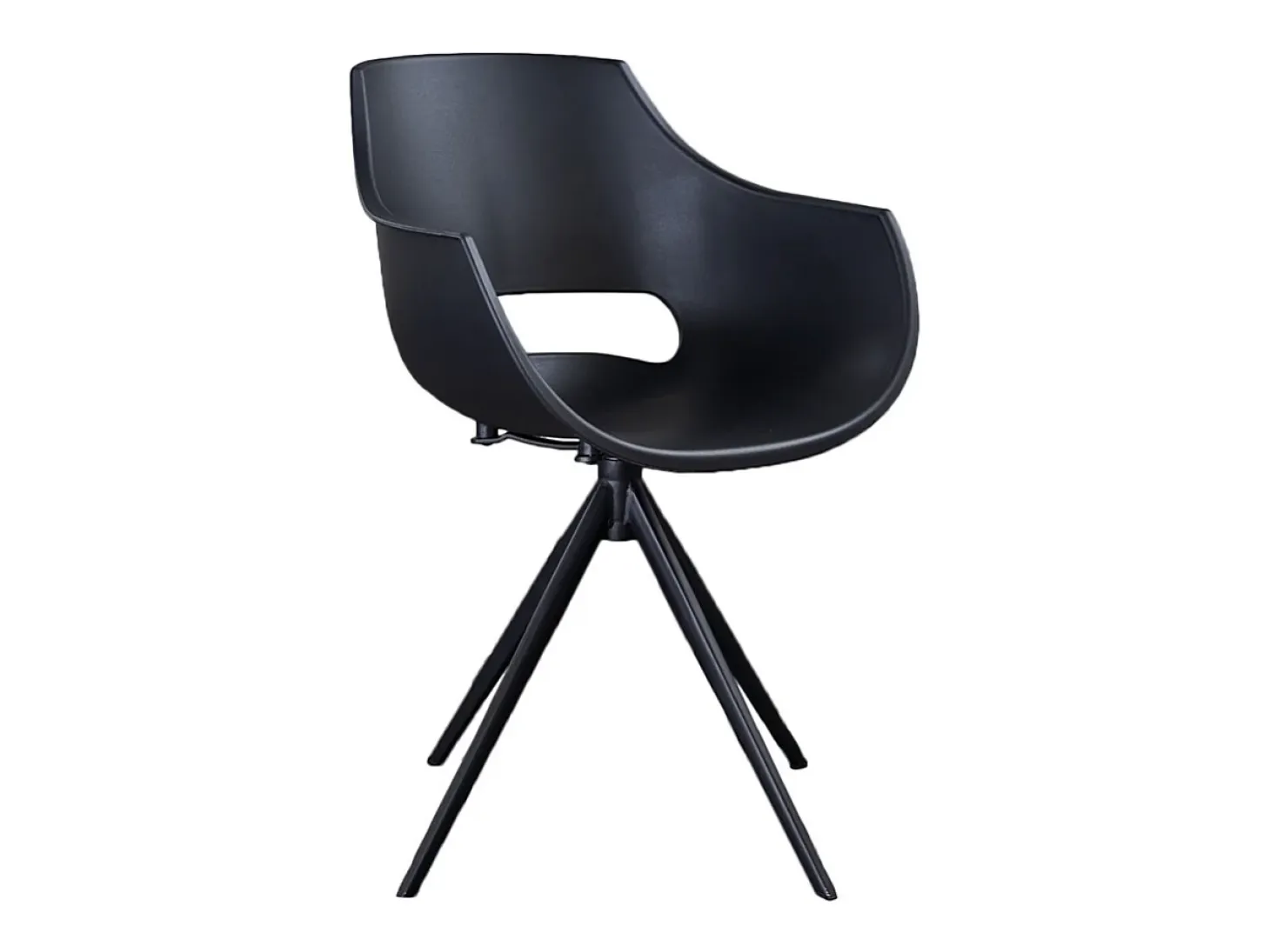 Silla - Negro plástico - ZAJA