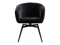 Silla - Negro tela tejida - LIMA